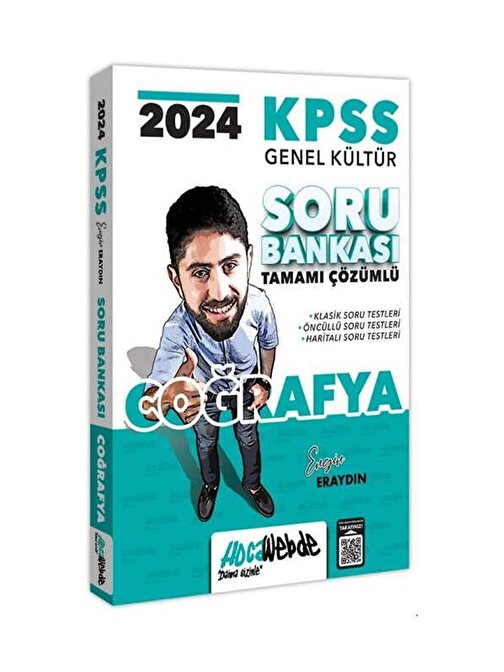 Hocawebde Yayınları 2024 Kpss Genel Kültür Coğrafya Tamamı Çözümlü Soru Bankası