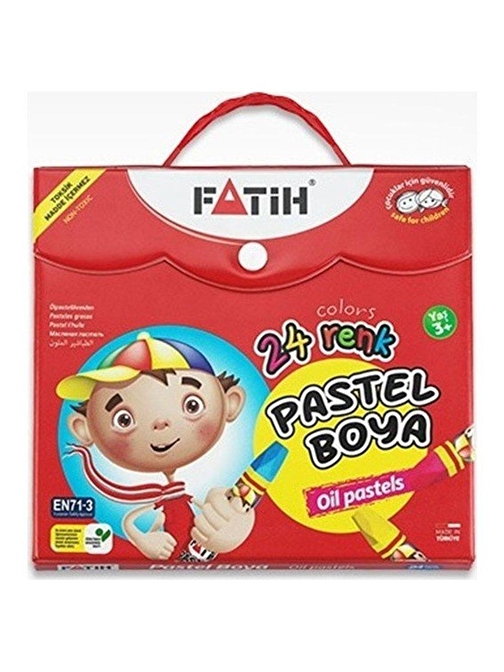 Fatih 50370 Çantalı Yağlı Pastel Boya 24'lü