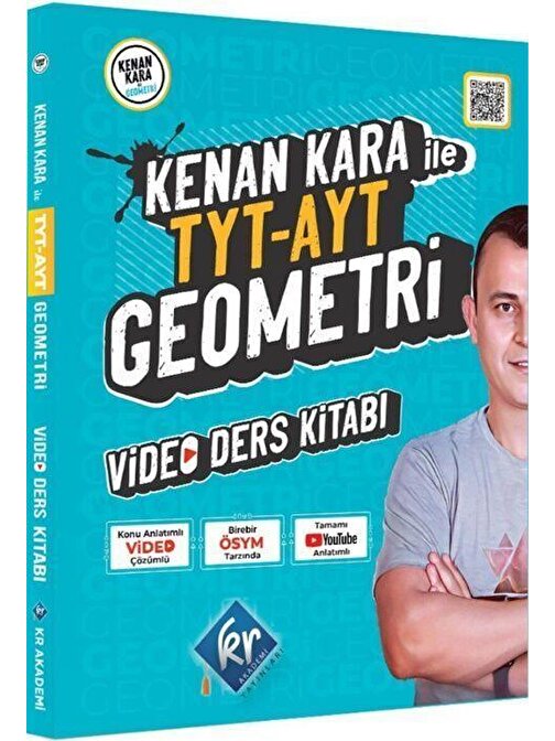 KR Akademi Yayınları TYT AYT Geometri Video Ders Kitabı Kenan Kara İle KR Akademi
