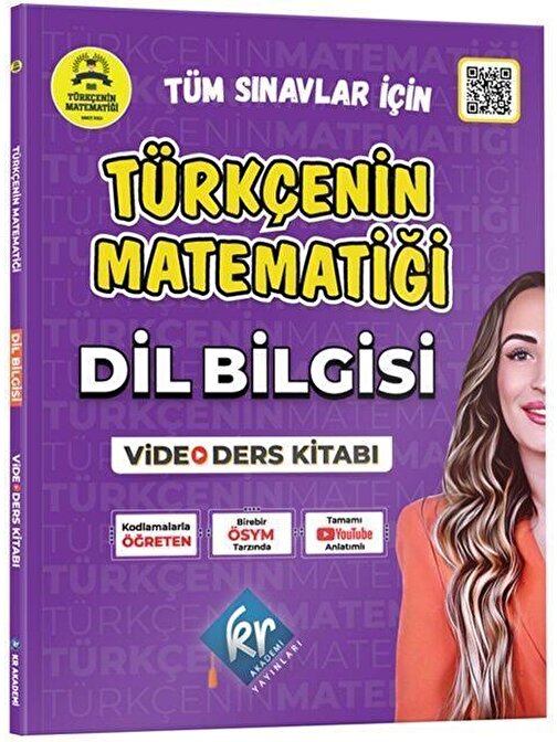 KR Akademi Yayınları TYT AYT KPSS Dil Bilgisi Türkçenin Matematiği Video Ders Kitabı KR Akademi