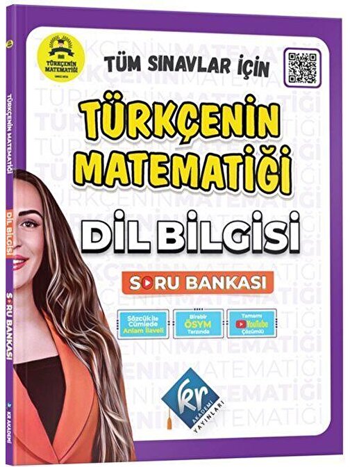 KR Akademi Yayınları TYT AYT KPSS Dil Bilgisi Türkçenin Matematiği Soru Kitabı KR Akademi
