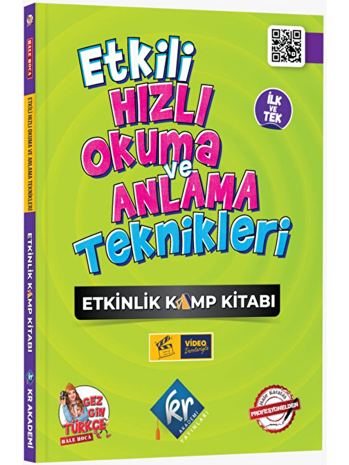 KR Akademi Yayınları Gezgin Türkçe Hale Hoca Etkili Hızlı Okuma Anlama Teknikleri Kr Akademi