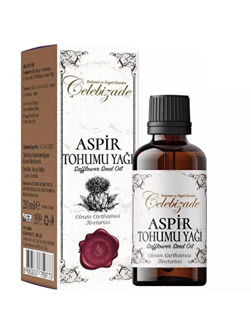 %100 Aspir Tohumu Yağı 20 ml