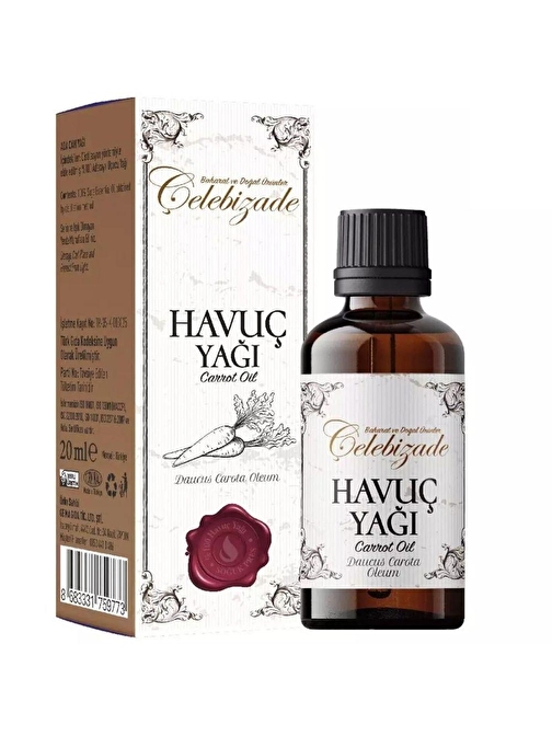 %100 Havuç Yağı 20 ml