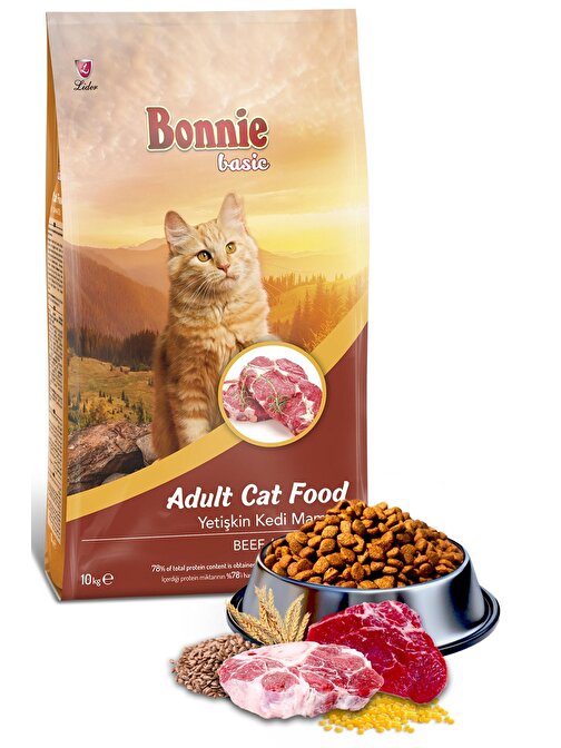 Bonnie Dana Etli Yetişkin Kedi Maması 10 Kg