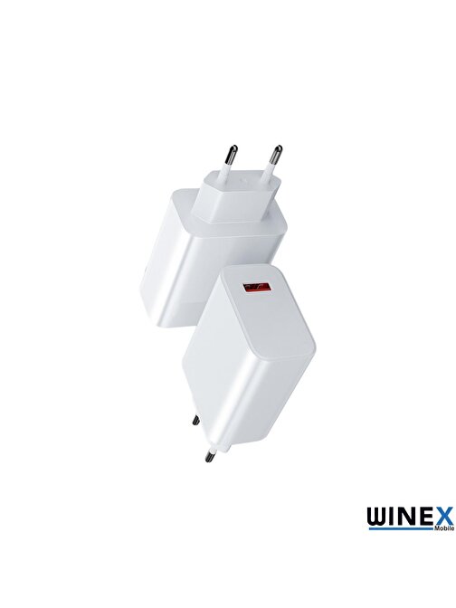 Winex Pro Usba 67W Usba To Micro 3M Kablolu Hızlı Şarj Aleti Set