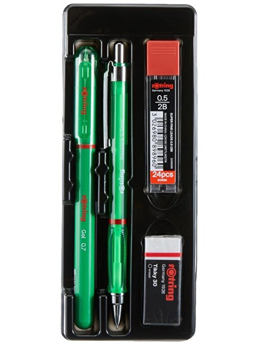 Rotring Visuclick+jel Okul Seti-0.5 mm Yeşil