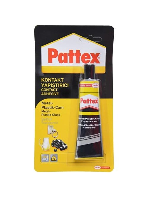 Pattex Contact Metal Plastik Cam Yapıştırıcı Şeffaf 50 Gr