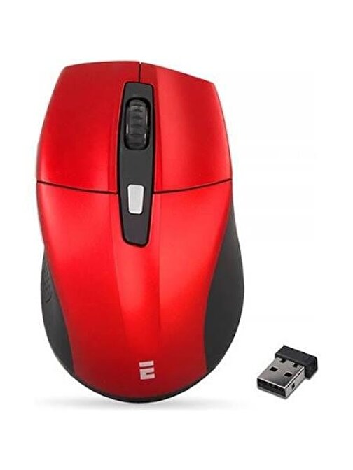 Everest SM-861 1200 DPI Sessiz Kablosuz 3D Kırmızı Optik Mouse