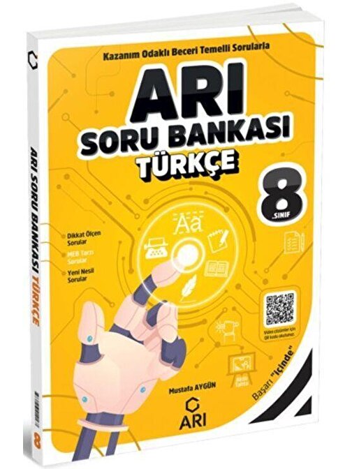 Arı Yayınları 8. Sınıf Türkçe Soru Bankası
