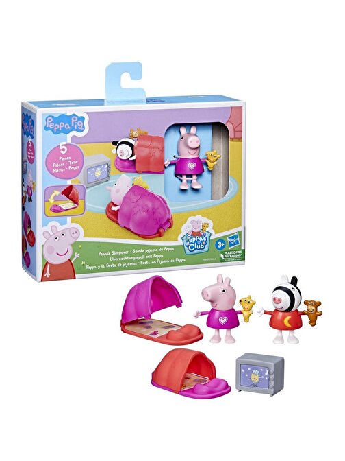 Hasbro Hasbro Peppa Pig Peppa nin Anilari Oyun Seti F2189 F6430, Uyku Anıları Oyuncak Seti