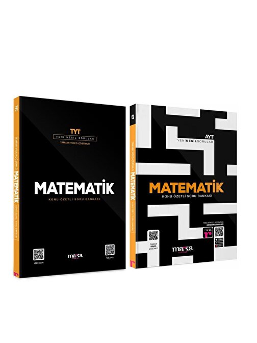 Akm Kitap Marka Yayınları TYT AYT Matematik Soru Bankası Seti 2 Kitap