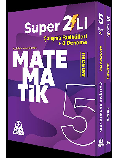 5. Sınıf Süper İkili Matematik Seti Örnek Akademi