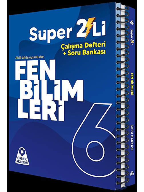 6. Sınıf Süper İkili Fen Bilimleri Seti Örnek Akademi