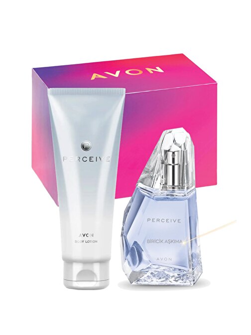 Avon Biricik Aşkıma Yazılı Perceive Kadın Parfüm ve Hediye Kutulu 2'li Parfüm Setleri