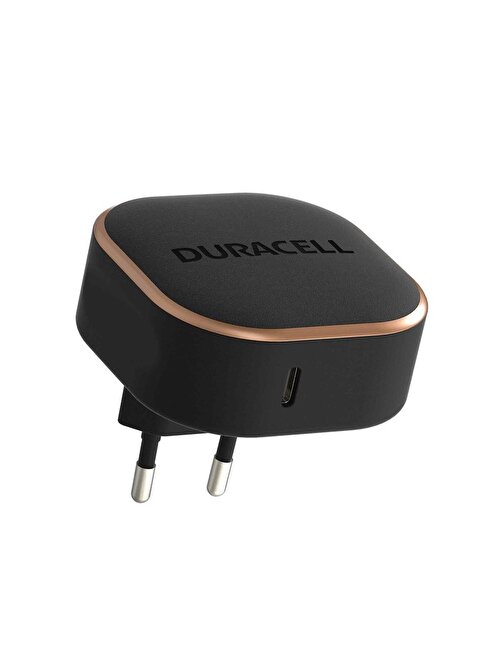 Duracell 20W PD USB-C Şarj Başlığı Siyah