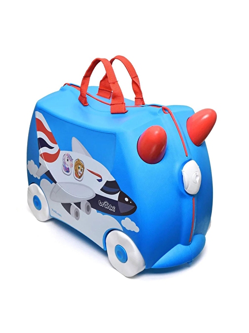 Trunki Binilen Ve Sürülen Çocuk Bavulu Uçak Amelia