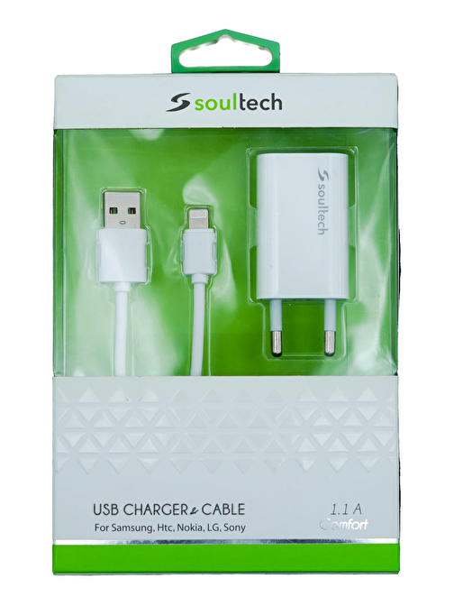 Bgaksesuar Apple İphone / İpad Uyumlu Usb Charger + Cable