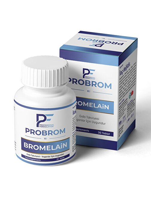 PF ProBrom Bromelain İçeren Gıda Takviyesi 30 Tablet