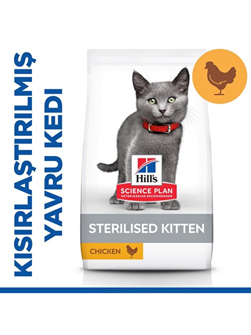 Hills Kitten Sterilsed Yavru Kısır Kedi Maması 10 Kg