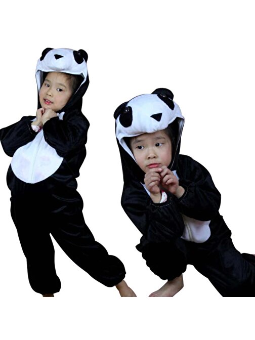 Çocuk Panda Kostümü 6 - 7 Yaş 120 cm 3877