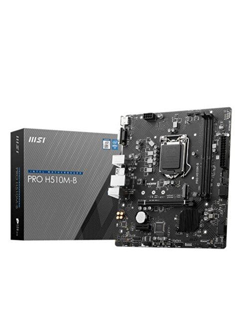MSI 760G LGA 1200 DDR4 2933 mhz mATX Masaüstü Bilgisayar Intel Uyumlu Anakart