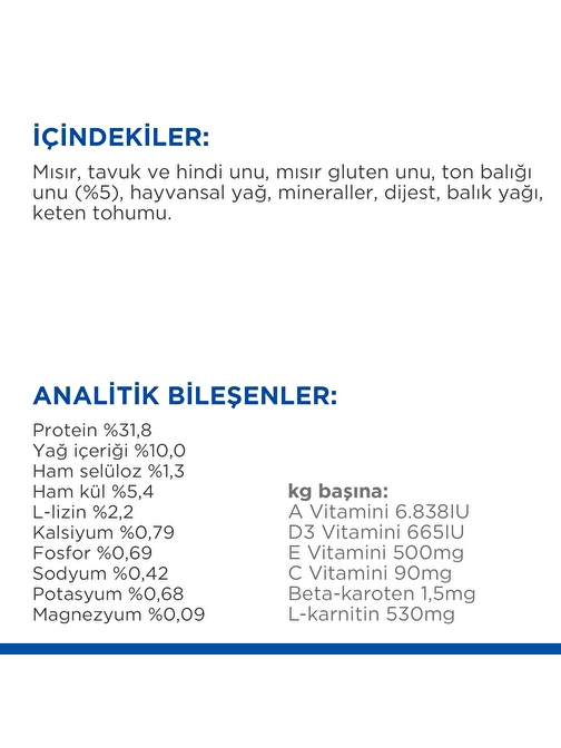 Hills Sterilised Tuna Kısırlaştırılmış Kedi Maması 15 Kg