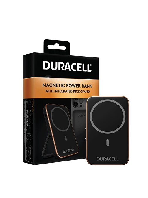 Duracell 5000 mAh Type-C Kablosuz Powerbank Siyah