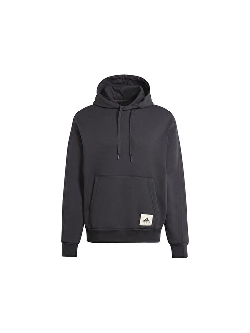 Adidas M Lng Hd Fl Erkek Günlük Sweatshirts Ib6155 Siyah S