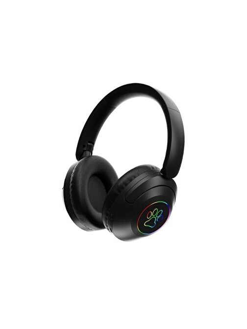 Concord B36 Kablosuz Silikonlu Kulak Üstü Bluetooth Kulaklık Siyah