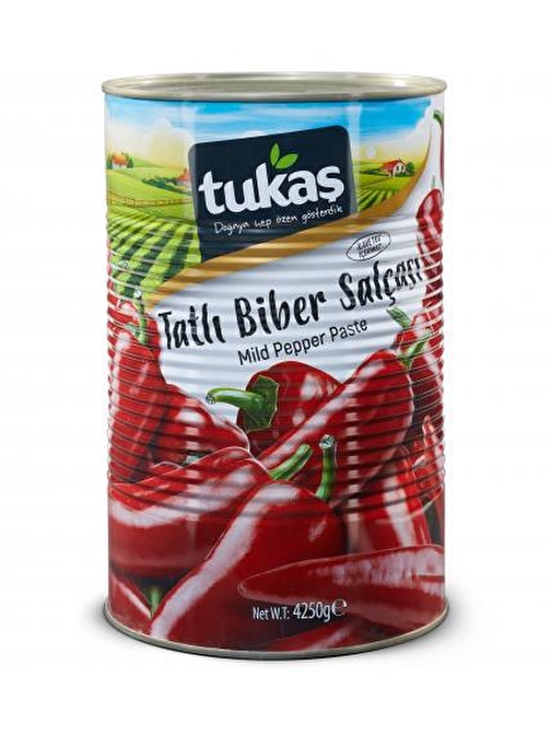 Tukaş Tatlı Biber Salçası 4250 Gr