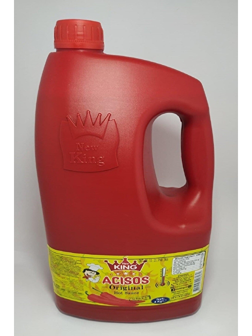 New King Orijinal Acı Sos 4 Kg