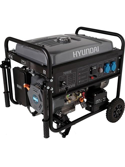 Hyundai Hhy7250E Benzinli Monofaze Marşlı Jeneratör 7.5 Kva