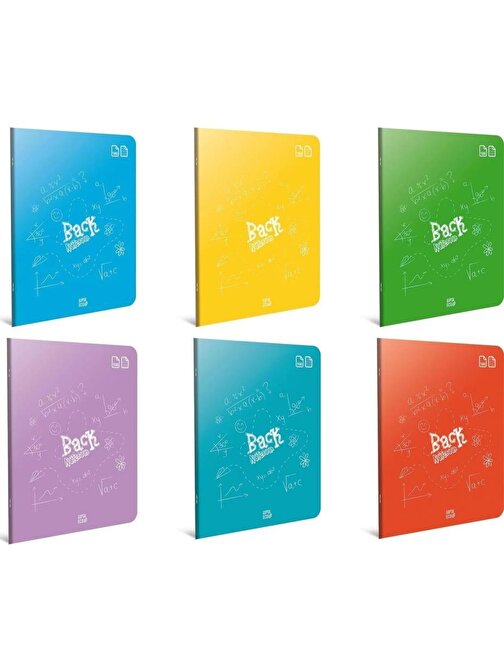 Gıpta Back Tel Dikiş Plastik Kapak Defter A4 60 Yaprak Düz 4983