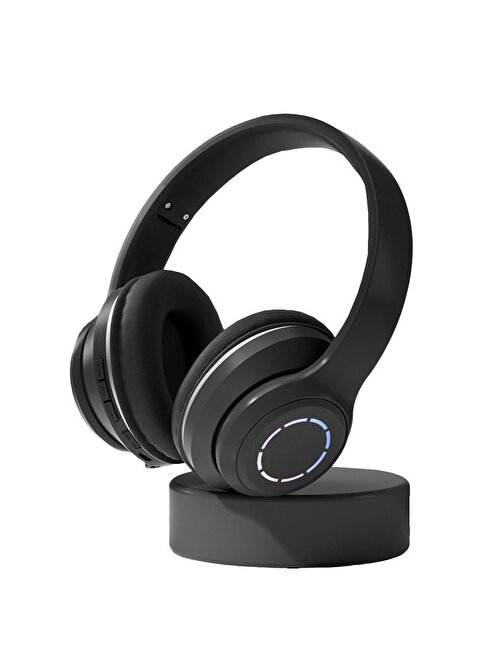 Concord St99 Kablosuz Silikonlu Kulak Üstü Bluetooth Kulaklık Siyah