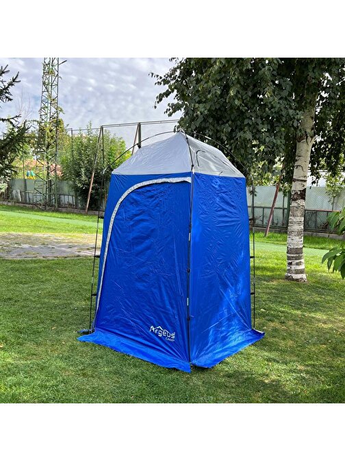 6 Kişilik Kamuflaj Desenli Kolay Kurulumlu Kamp Çadırı Mav