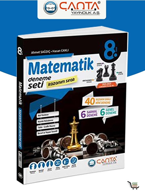 Çanta 8. Sınıf Matematik Kazanım Sıralı Deneme Seti