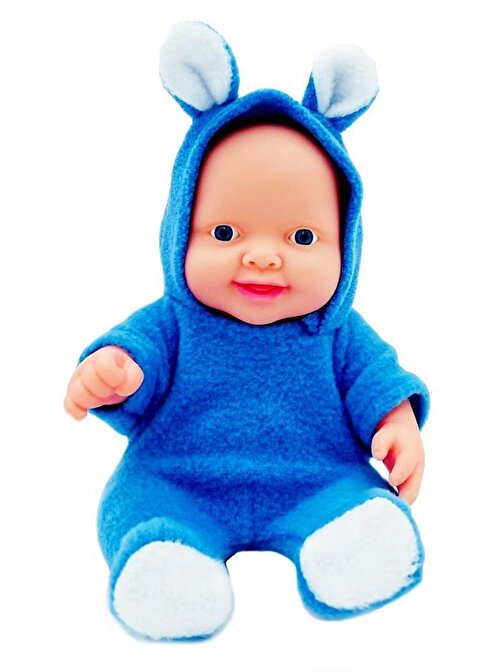 Global Toys GL100156 Sevimli Sesli Roza Bebek 8 Farklı Ses Konuşan Tavşan Figürlü Et Bebek