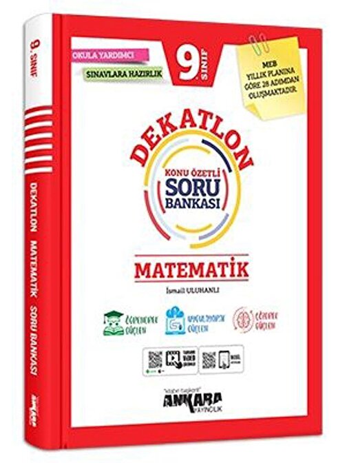 Ankara Yayıncılık 9. Sınıf Matematik Dekatlon Soru Bankası