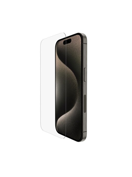 Iphone 15 ile Uyumlu Şeffaf Esnek Nano Cam Ekran Koruyucu(Çentiksiz Model)