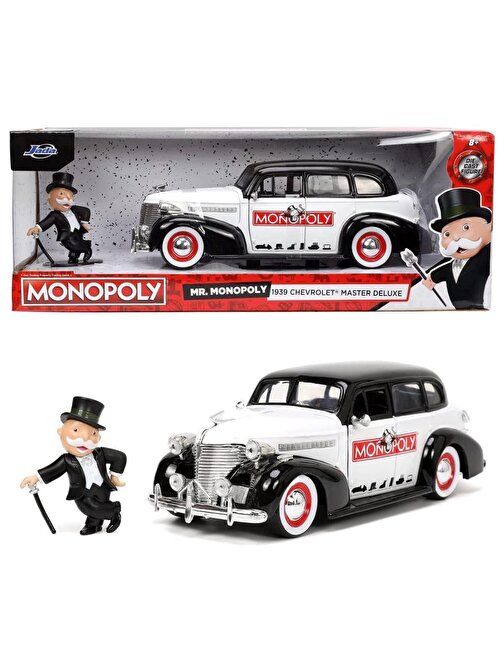 Jada Toys Mr Monopoly 1939 Chevy Master Die Cast Metal Araç Karakter Figürü