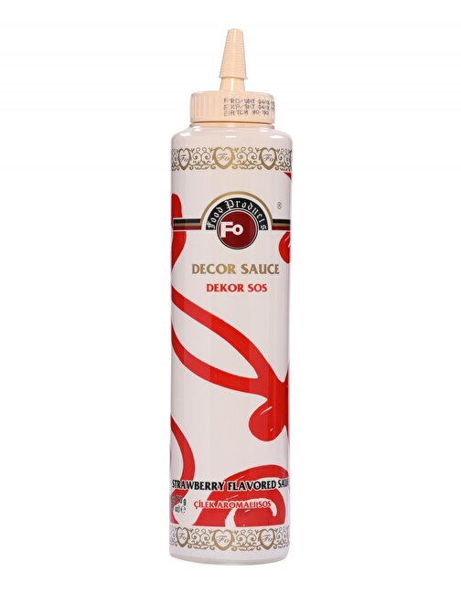 Fo Çilek Aromalı Dekor Sos 750 Gr