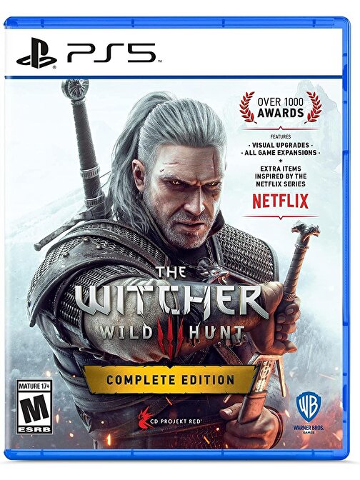 The Witcher 3: Wild Hunt Complete Edition Türkçe Dil Destekli PS5 Oyunu