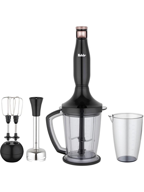 Fakir Stor Lucina 1000 W Çoklu Blender Seti Siyah - Rose