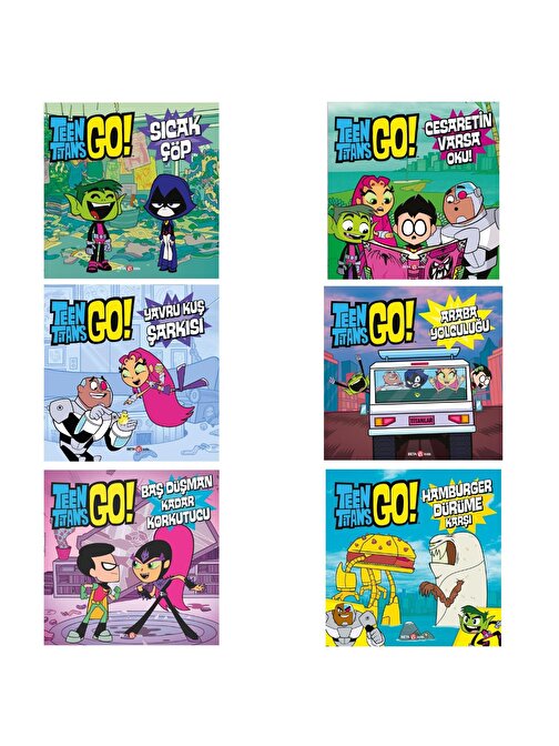 Beta Yayınevi Beta Kids Teen Titans Go 6 Kitap Set