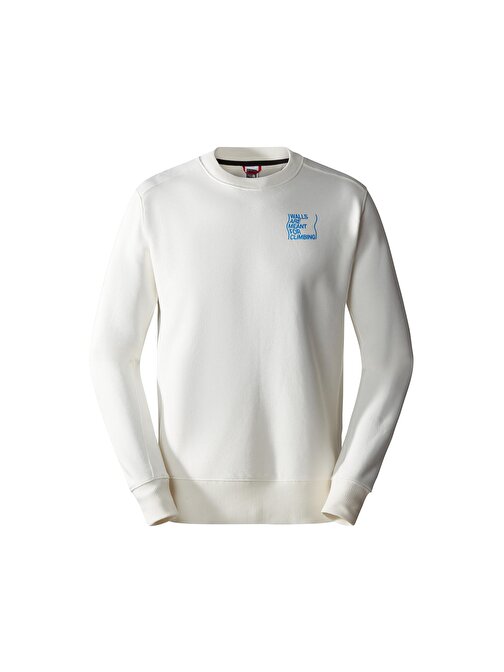 The North Face M Outdoor Graphic Crew Erkek Outdoor Sweatshirts NF0A8523N3N1 Beyaz 2XL