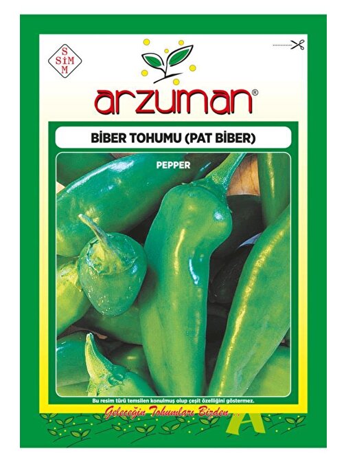 Arzuman Pat Koyu Yeşil Biber Tohumu 10 gr