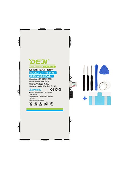 Deji Samsung Galaxy Tab S 10.5 Sm T800 / T801 / T805 Mucize Batarya Deji