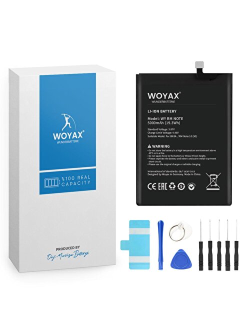 Woyax By Deji Xiaomi Redmi Note 10 (5G) Batarya