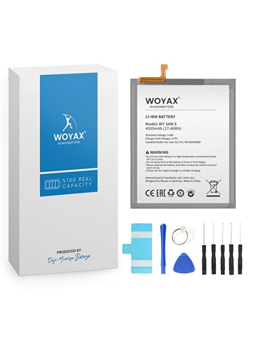 Woyax By Deji Samsung Galaxy S21 Fe Batarya